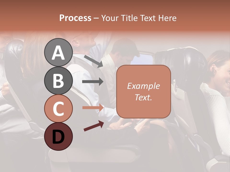 Woman Posters Businesspeople PowerPoint Template