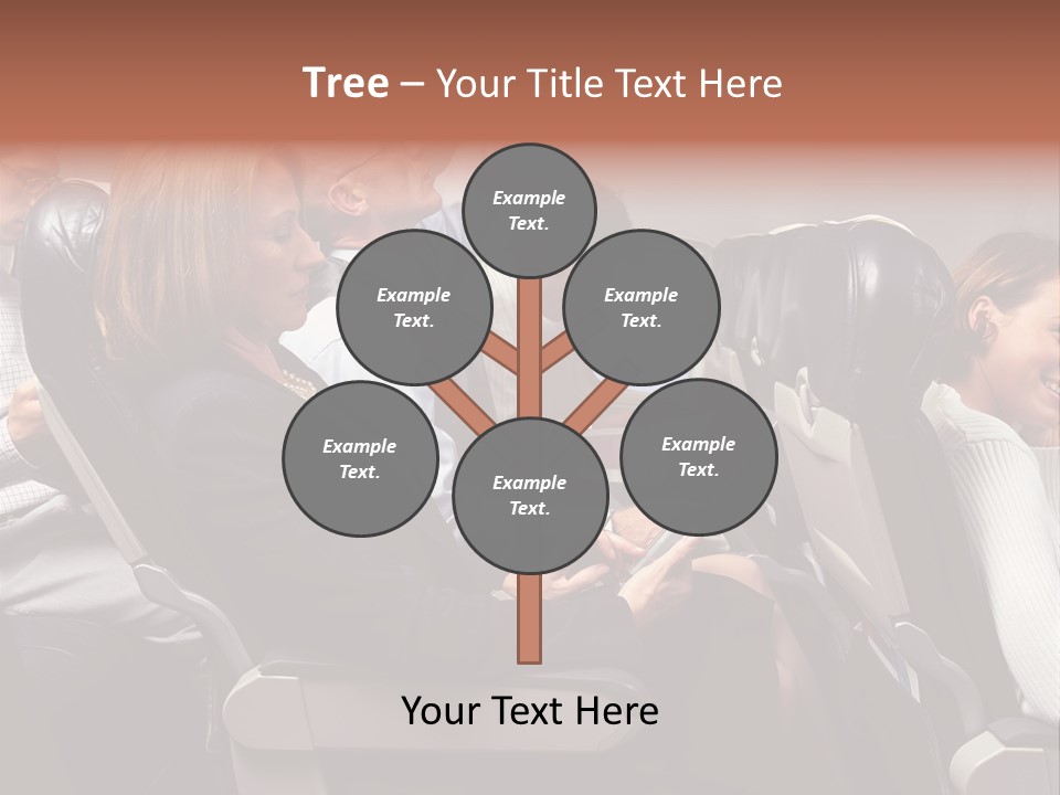 Woman Posters Businesspeople PowerPoint Template