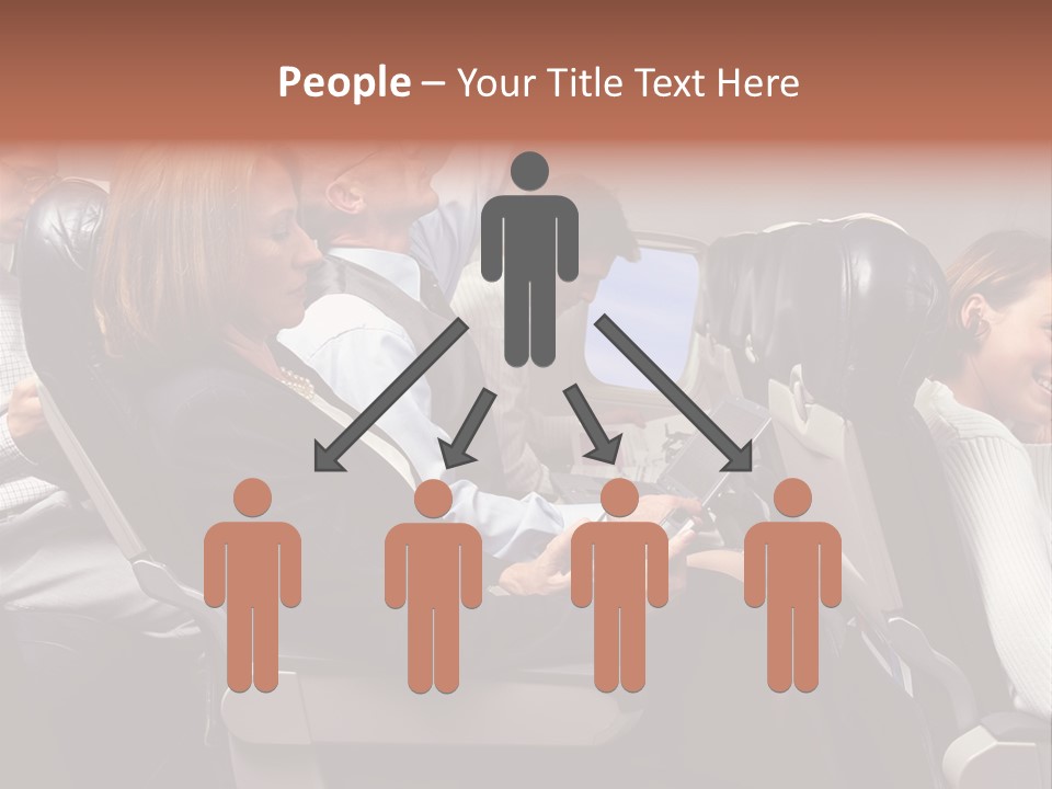 Woman Posters Businesspeople PowerPoint Template