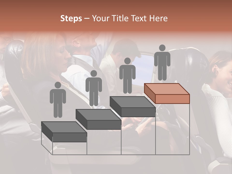 Woman Posters Businesspeople PowerPoint Template