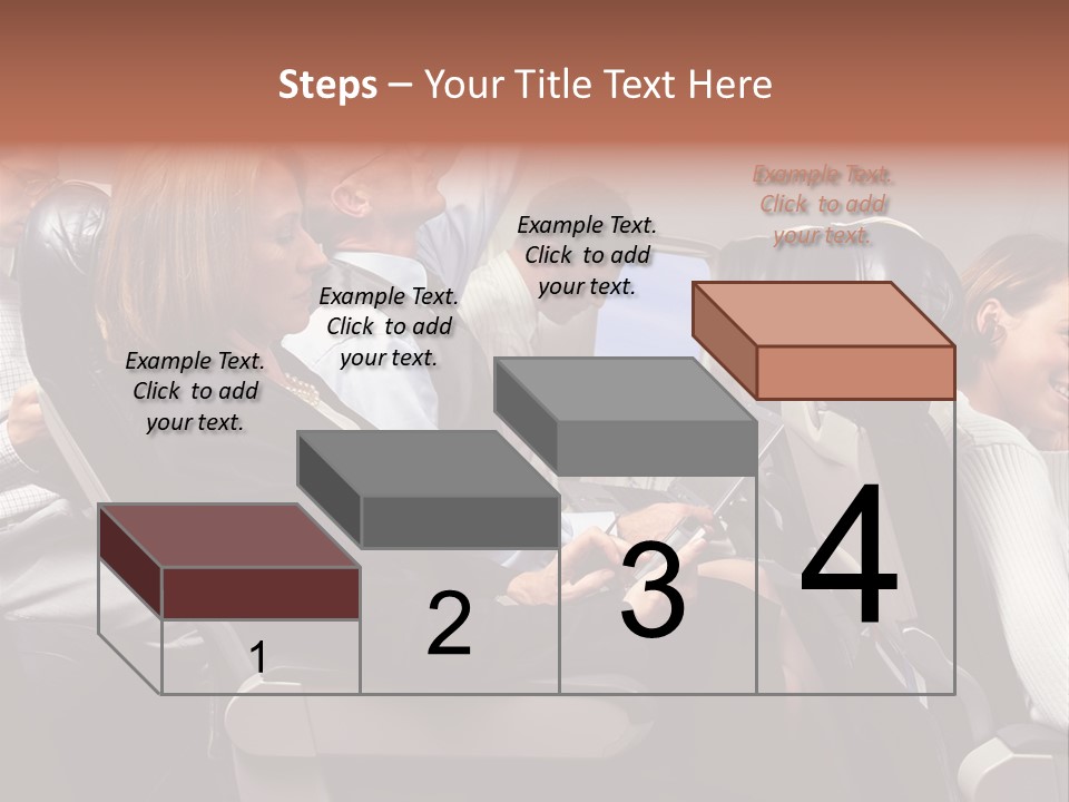 Woman Posters Businesspeople PowerPoint Template