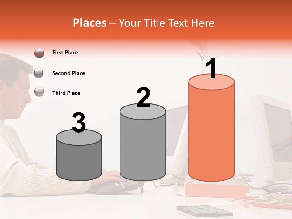 Midman Mid Sitting PowerPoint Template