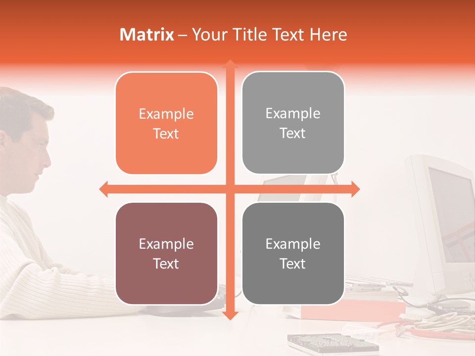 Midman Mid Sitting PowerPoint Template