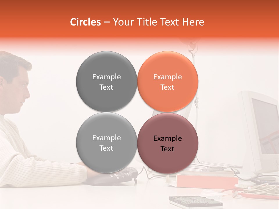 Midman Mid Sitting PowerPoint Template