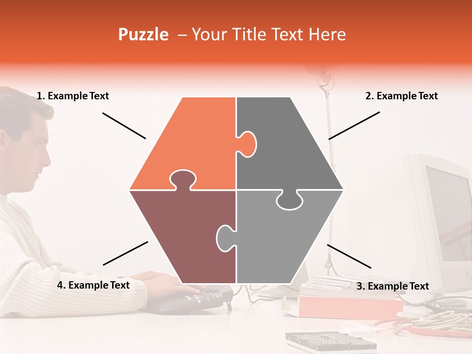 Midman Mid Sitting PowerPoint Template