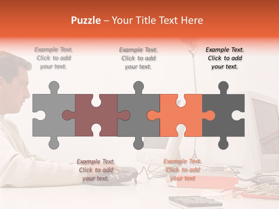 Midman Mid Sitting PowerPoint Template