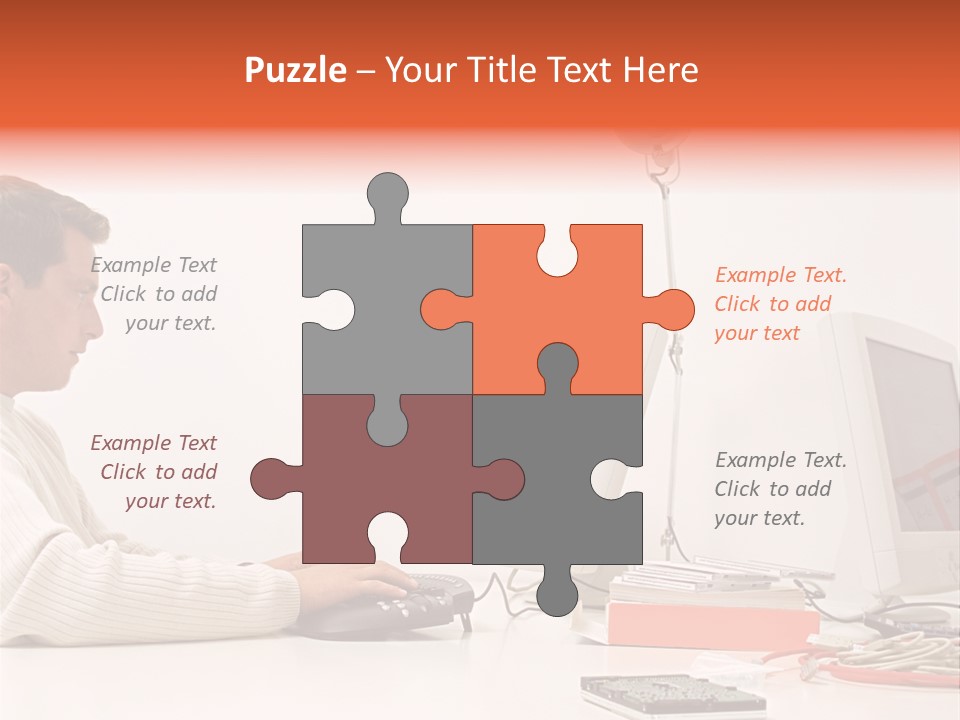 Midman Mid Sitting PowerPoint Template