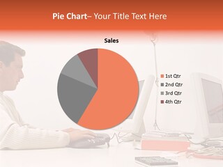 Midman Mid Sitting PowerPoint Template