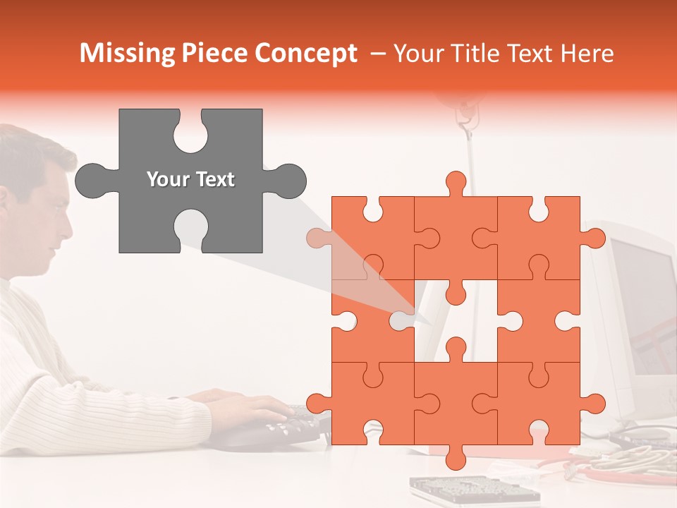 Midman Mid Sitting PowerPoint Template