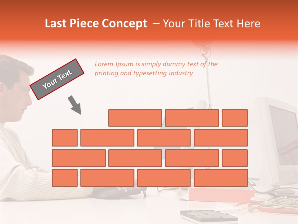 Midman Mid Sitting PowerPoint Template