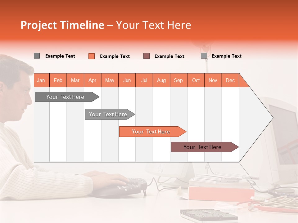 Midman Mid Sitting PowerPoint Template