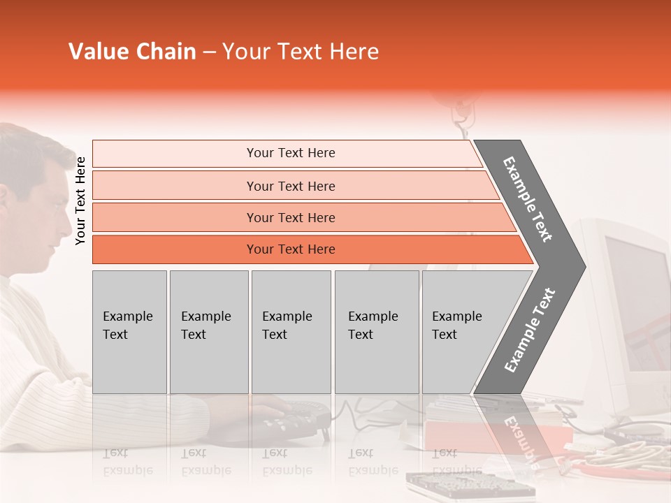 Midman Mid Sitting PowerPoint Template