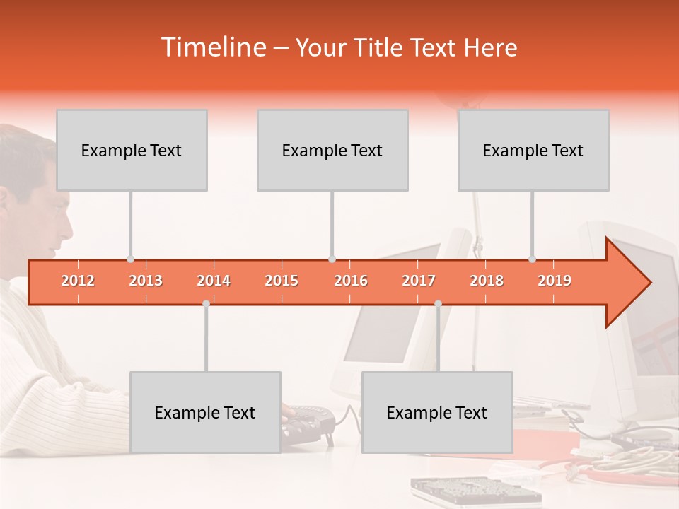 Midman Mid Sitting PowerPoint Template