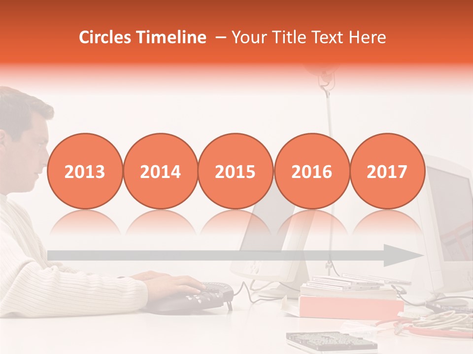 Midman Mid Sitting PowerPoint Template