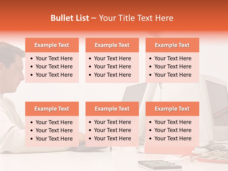 Midman Mid Sitting PowerPoint Template