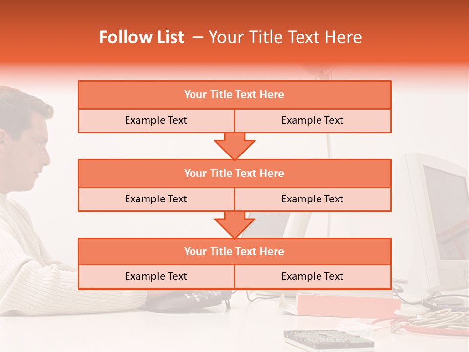 Midman Mid Sitting PowerPoint Template