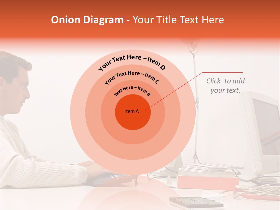 Midman Mid Sitting PowerPoint Template