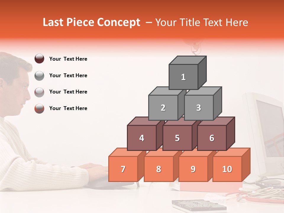 Midman Mid Sitting PowerPoint Template