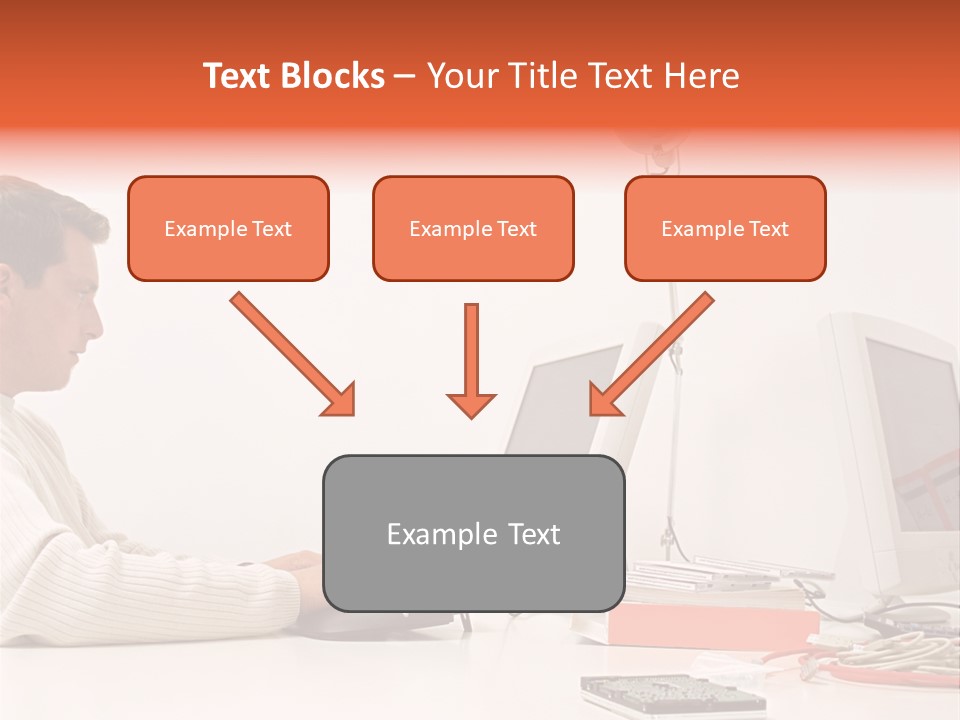 Midman Mid Sitting PowerPoint Template