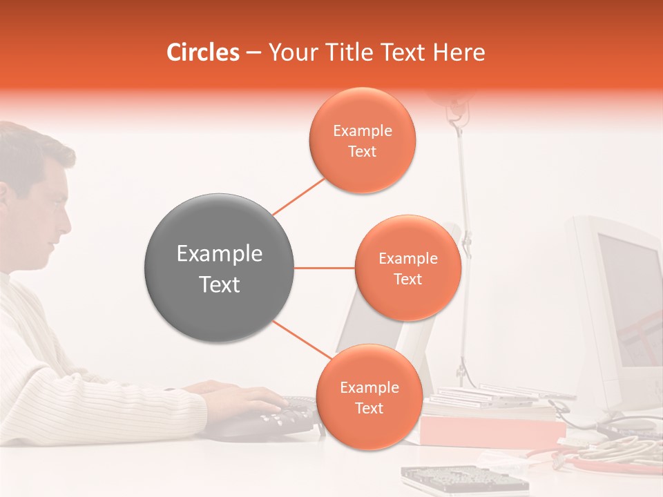 Midman Mid Sitting PowerPoint Template