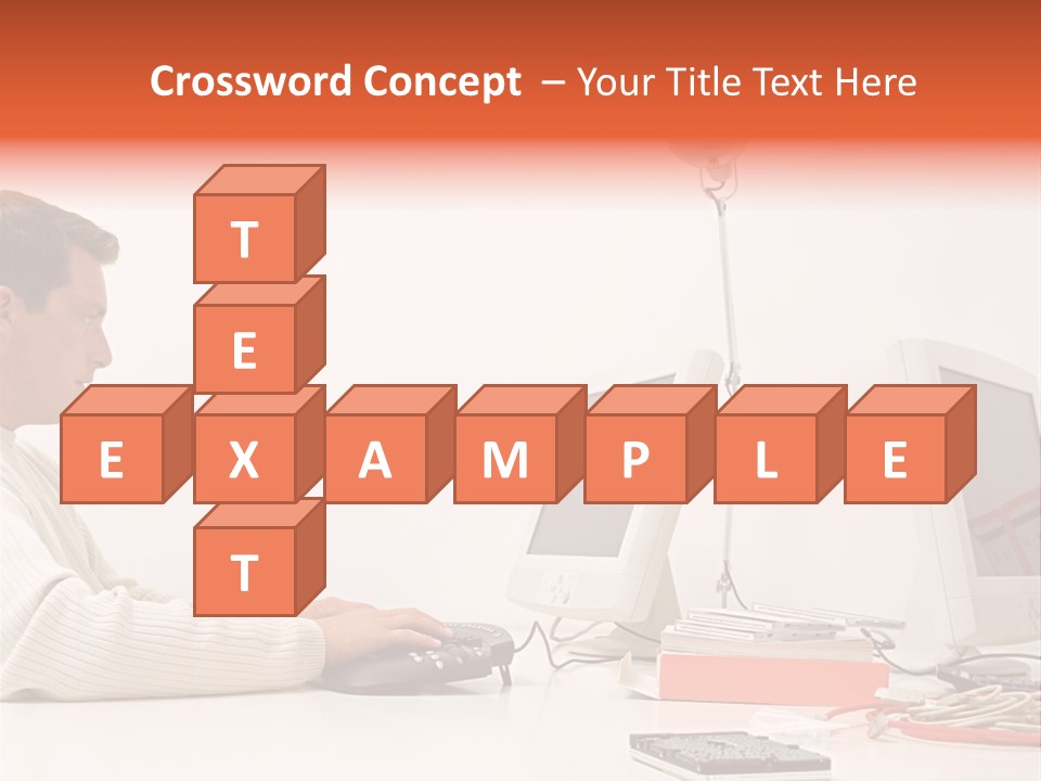 Midman Mid Sitting PowerPoint Template