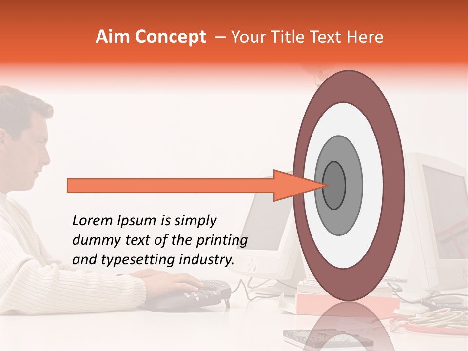 Midman Mid Sitting PowerPoint Template