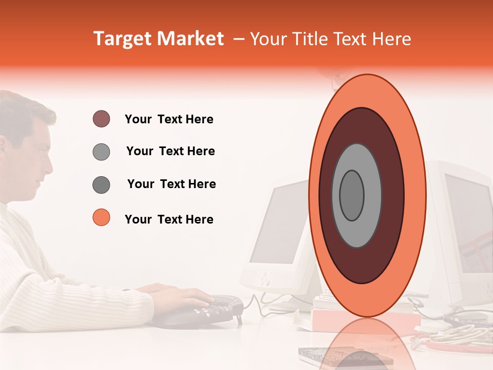 Midman Mid Sitting PowerPoint Template