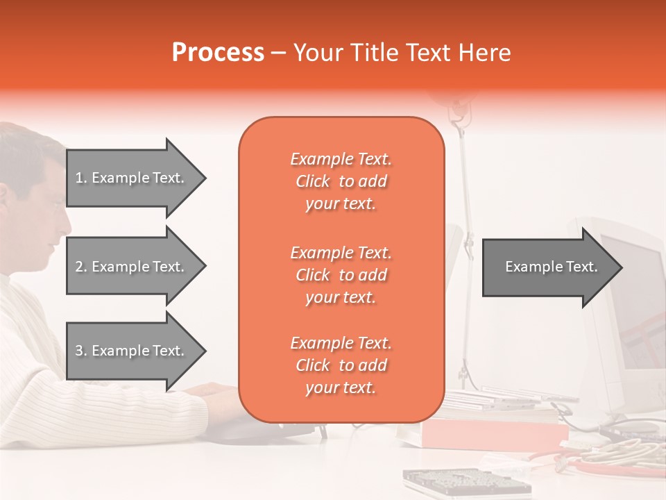 Midman Mid Sitting PowerPoint Template