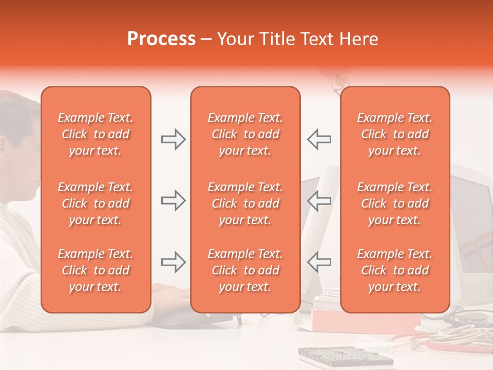 Midman Mid Sitting PowerPoint Template