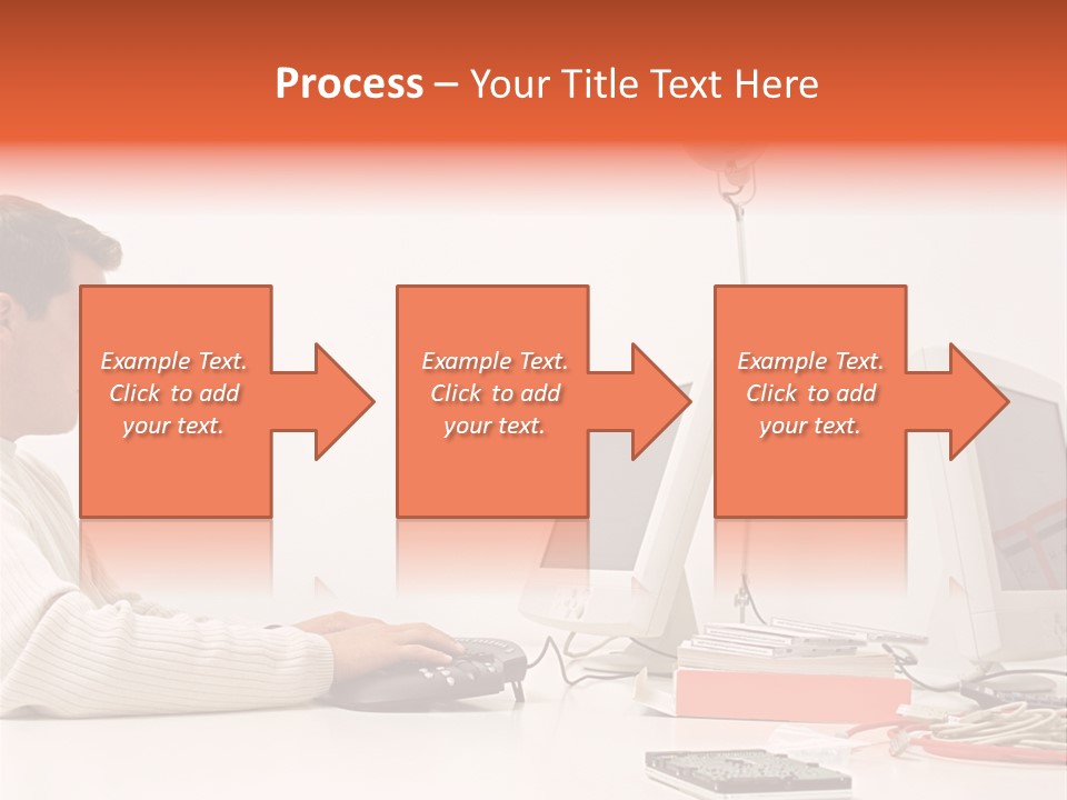 Midman Mid Sitting PowerPoint Template
