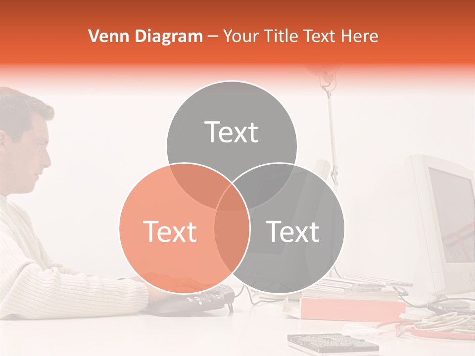 Midman Mid Sitting PowerPoint Template