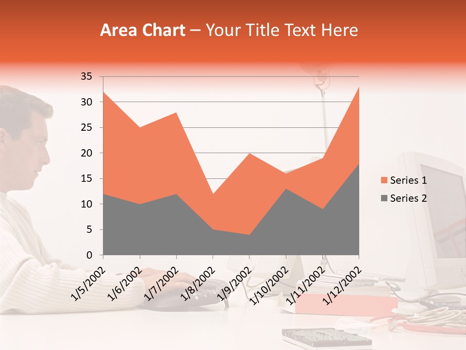 Midman Mid Sitting PowerPoint Template