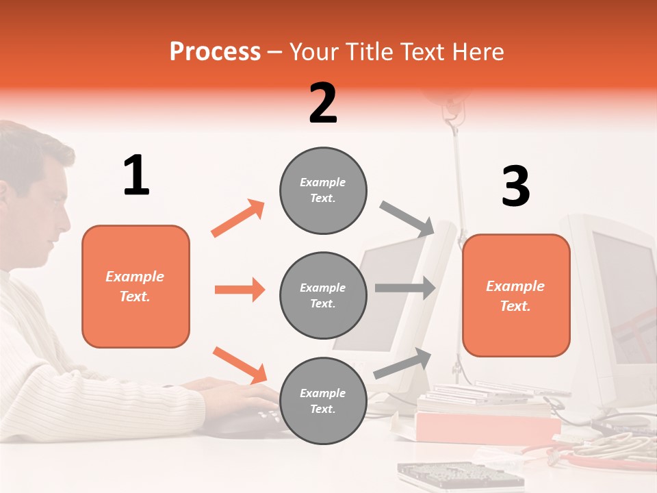 Midman Mid Sitting PowerPoint Template