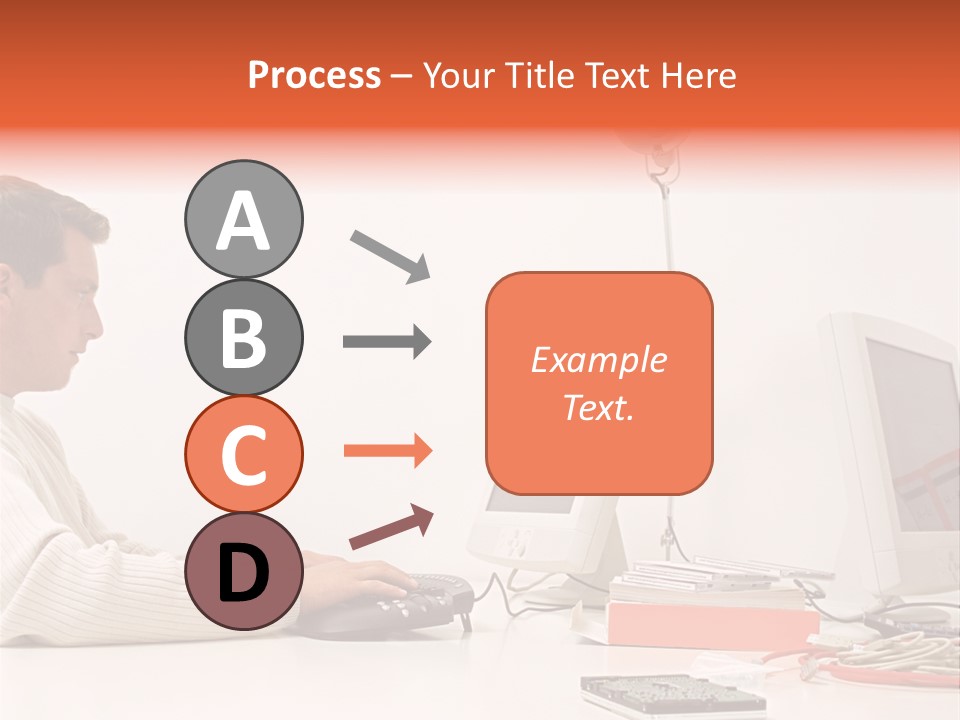 Midman Mid Sitting PowerPoint Template