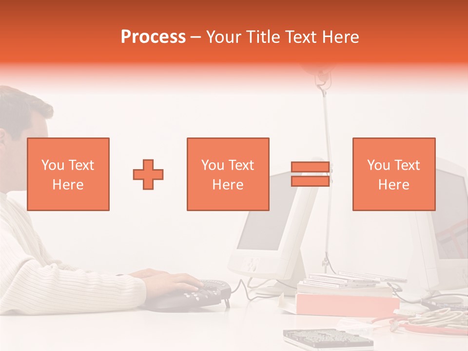 Midman Mid Sitting PowerPoint Template