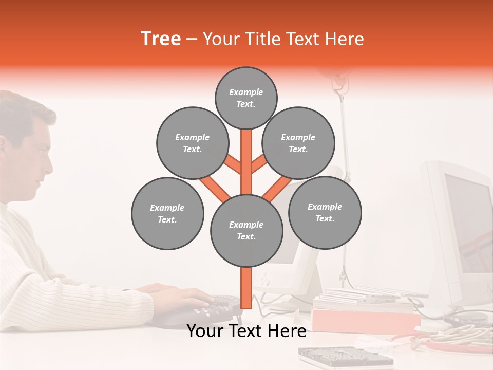 Midman Mid Sitting PowerPoint Template