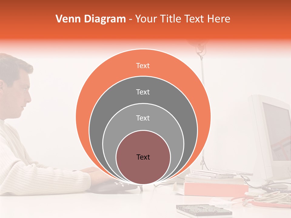 Midman Mid Sitting PowerPoint Template