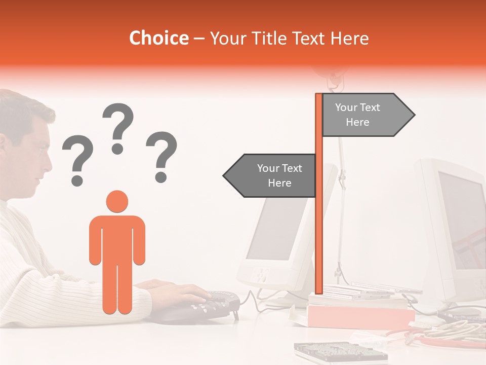 Midman Mid Sitting PowerPoint Template