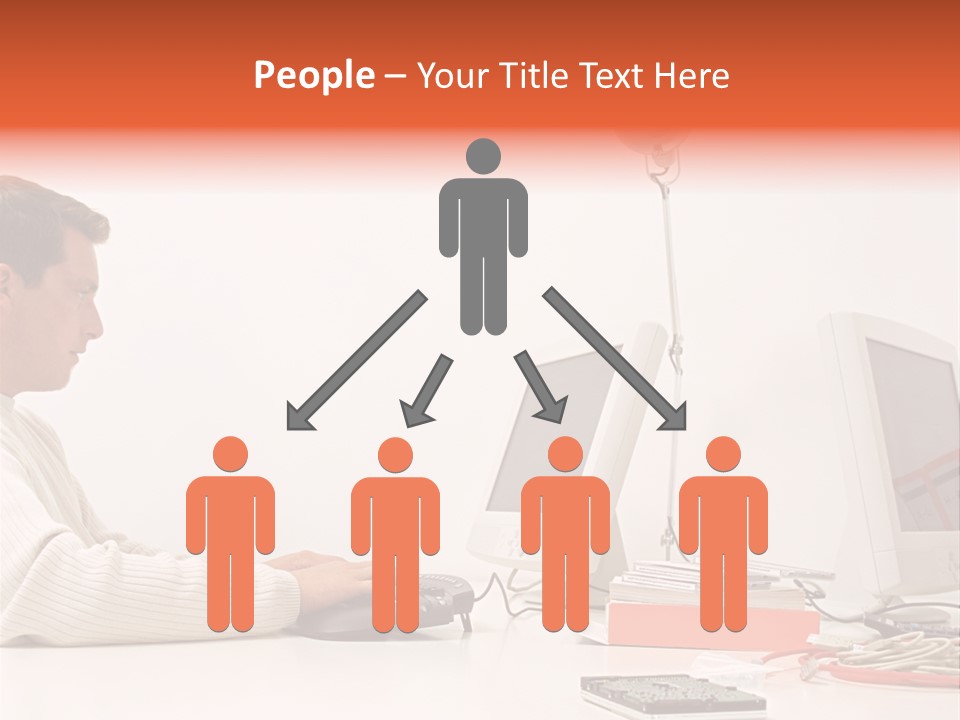 Midman Mid Sitting PowerPoint Template