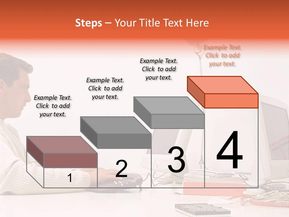Midman Mid Sitting PowerPoint Template