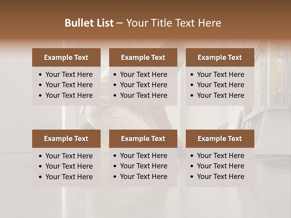 Posters Stockphotos Working PowerPoint Template