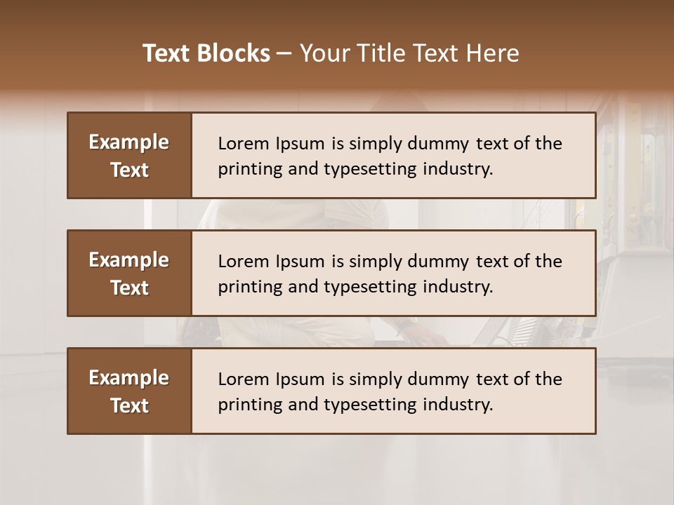 Posters Stockphotos Working PowerPoint Template