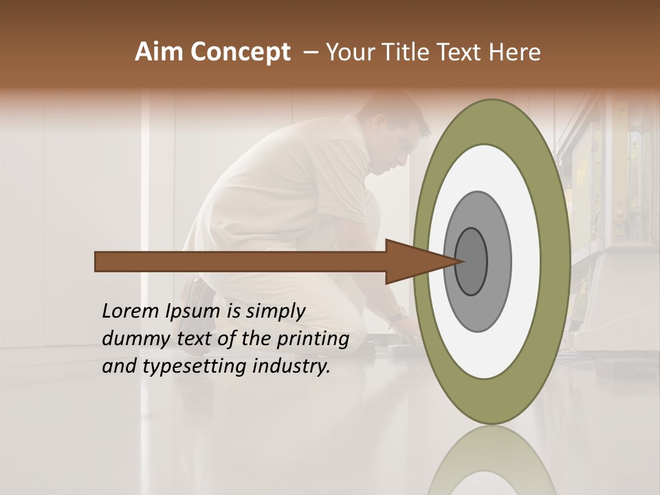 Posters Stockphotos Working PowerPoint Template