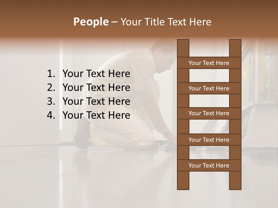 Posters Stockphotos Working PowerPoint Template