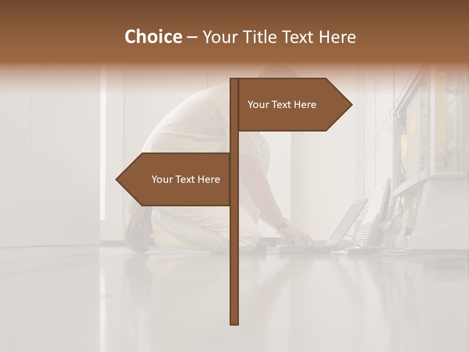 Posters Stockphotos Working PowerPoint Template