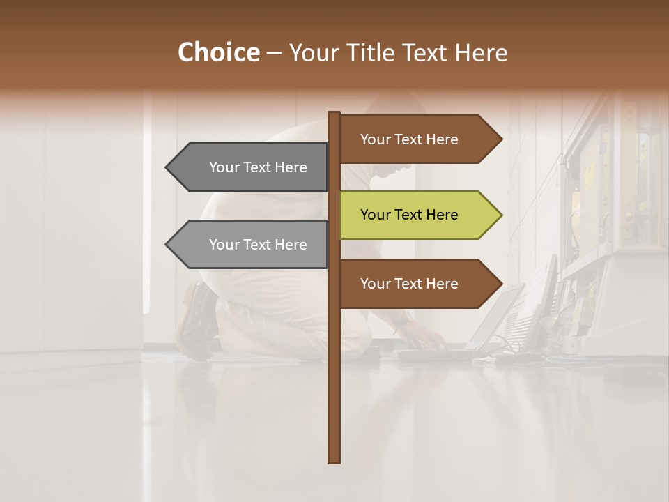 Posters Stockphotos Working PowerPoint Template