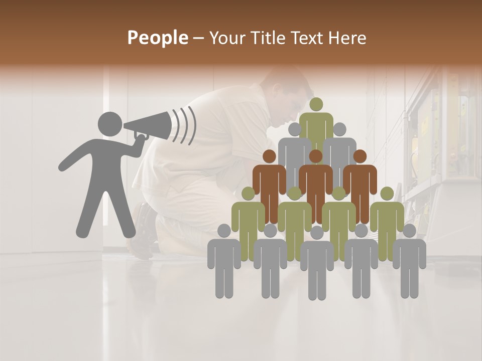 Posters Stockphotos Working PowerPoint Template