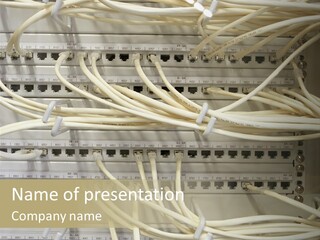 Networkcable Poster Server PowerPoint Template