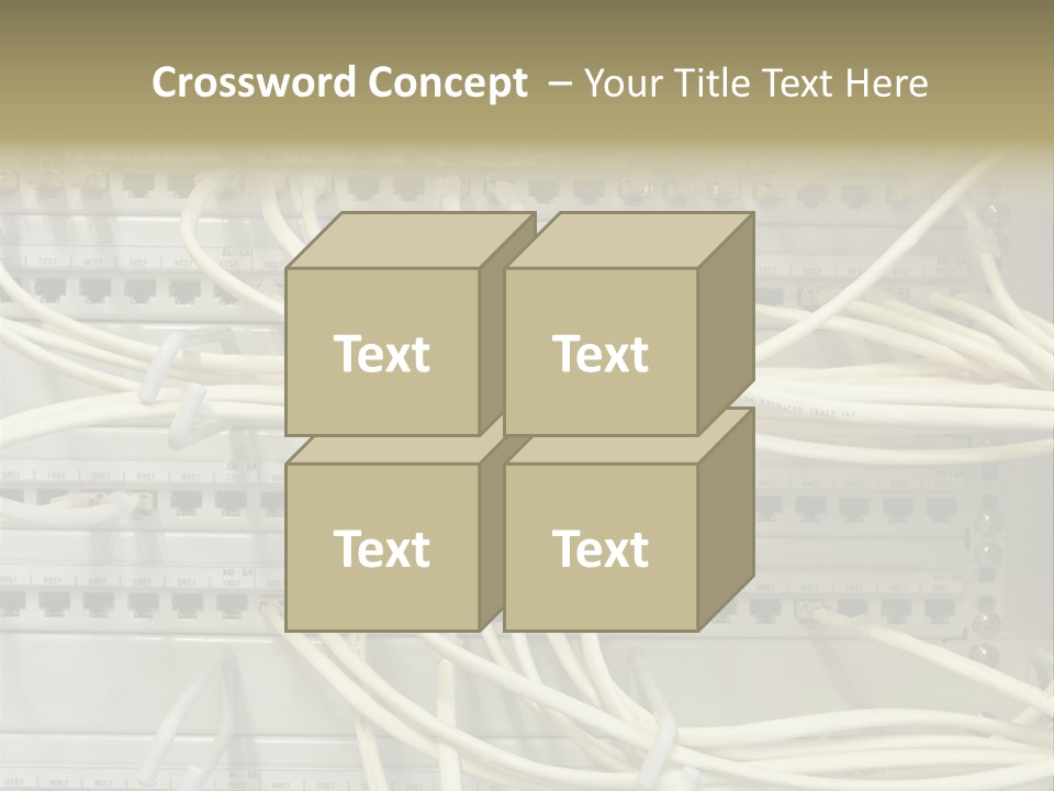 Networkcable Poster Server PowerPoint Template