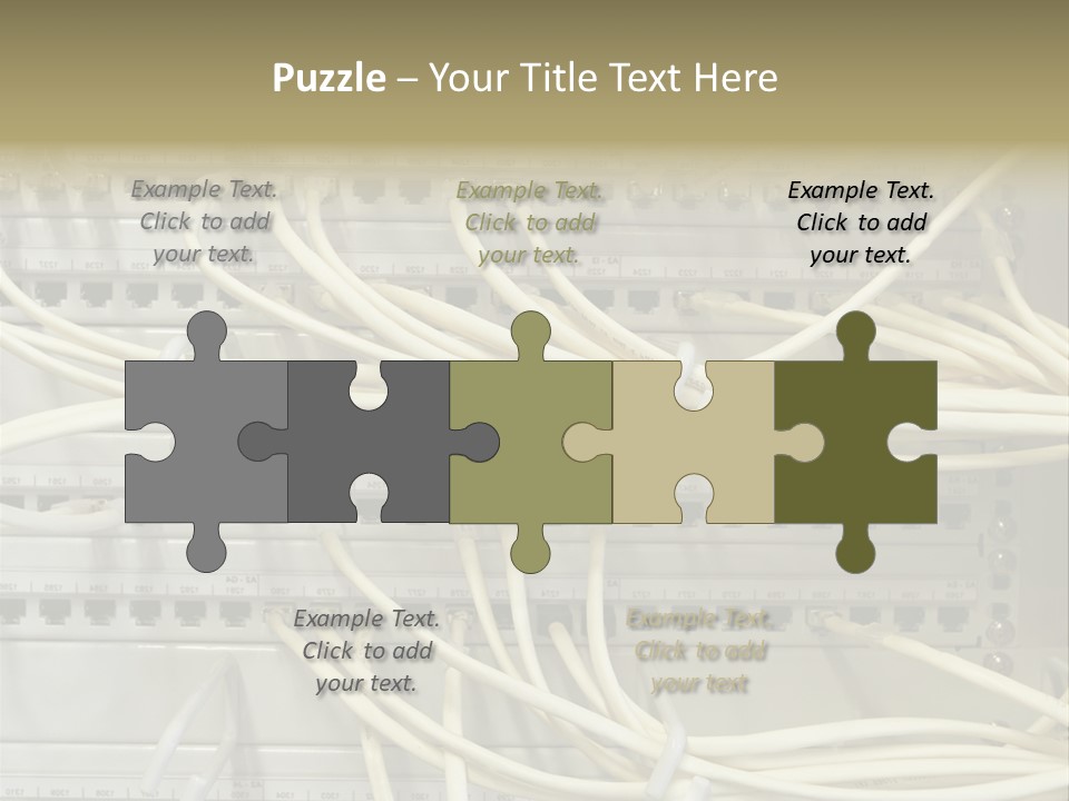 Networkcable Poster Server PowerPoint Template